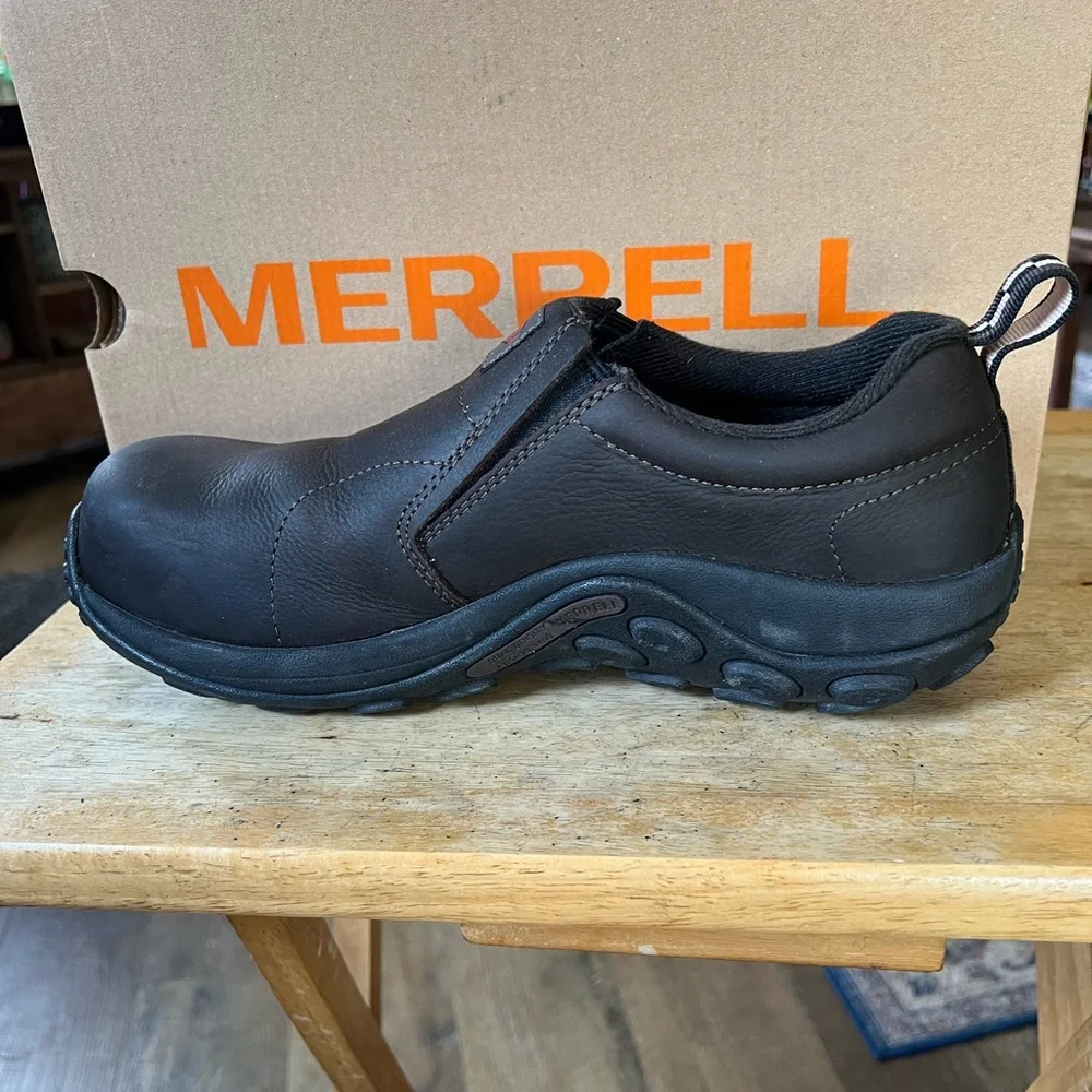 Women's Jungle Moc Leather Comp Toe Work Shoe Size 9USA NIB - Picture 4 of 6